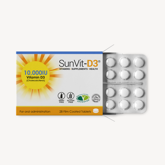 Vitamin D3 10,000IU (250ug) 28 High Strength Weekly Tablets