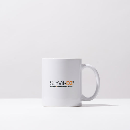 SunVit-D3 Ceramic Drinking Cup - Start Your Day The Right Way!