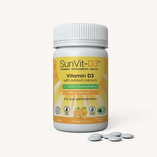 Chewable Calcium 500mg, With Vitamin D3 200IU Orange