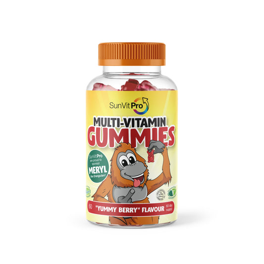 Daily Vegan Multivitamin Kids Gummy age 3-12 (Berry Flavoured)